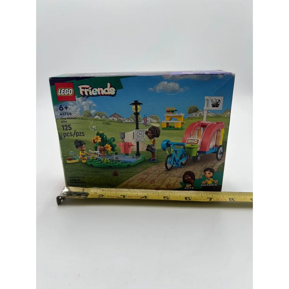 LEGO Friends Dog Rescue Bike 41738 Building Toy Set 125 Pieces Aliya Victoria